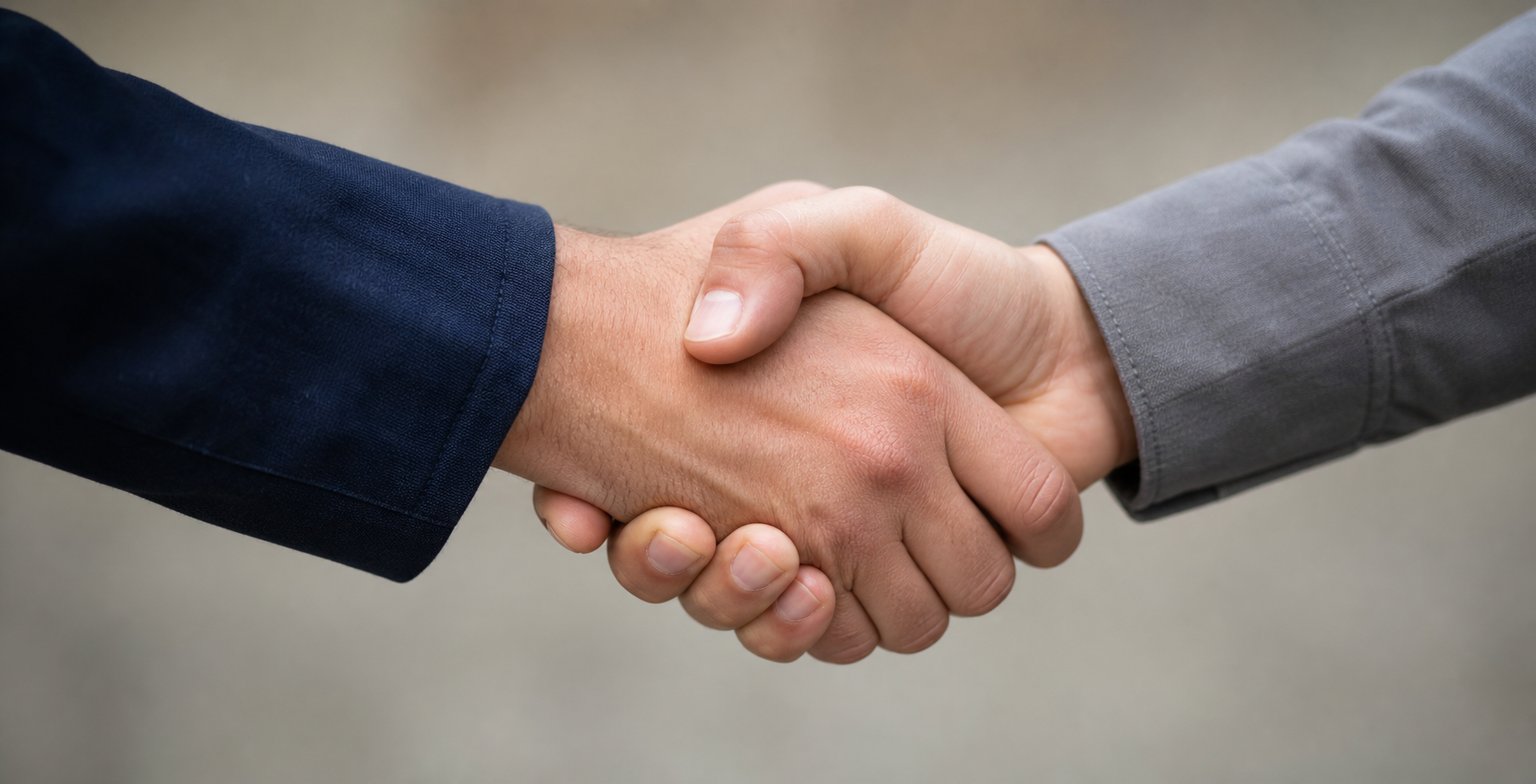 Koostööpartnerite käepigistus